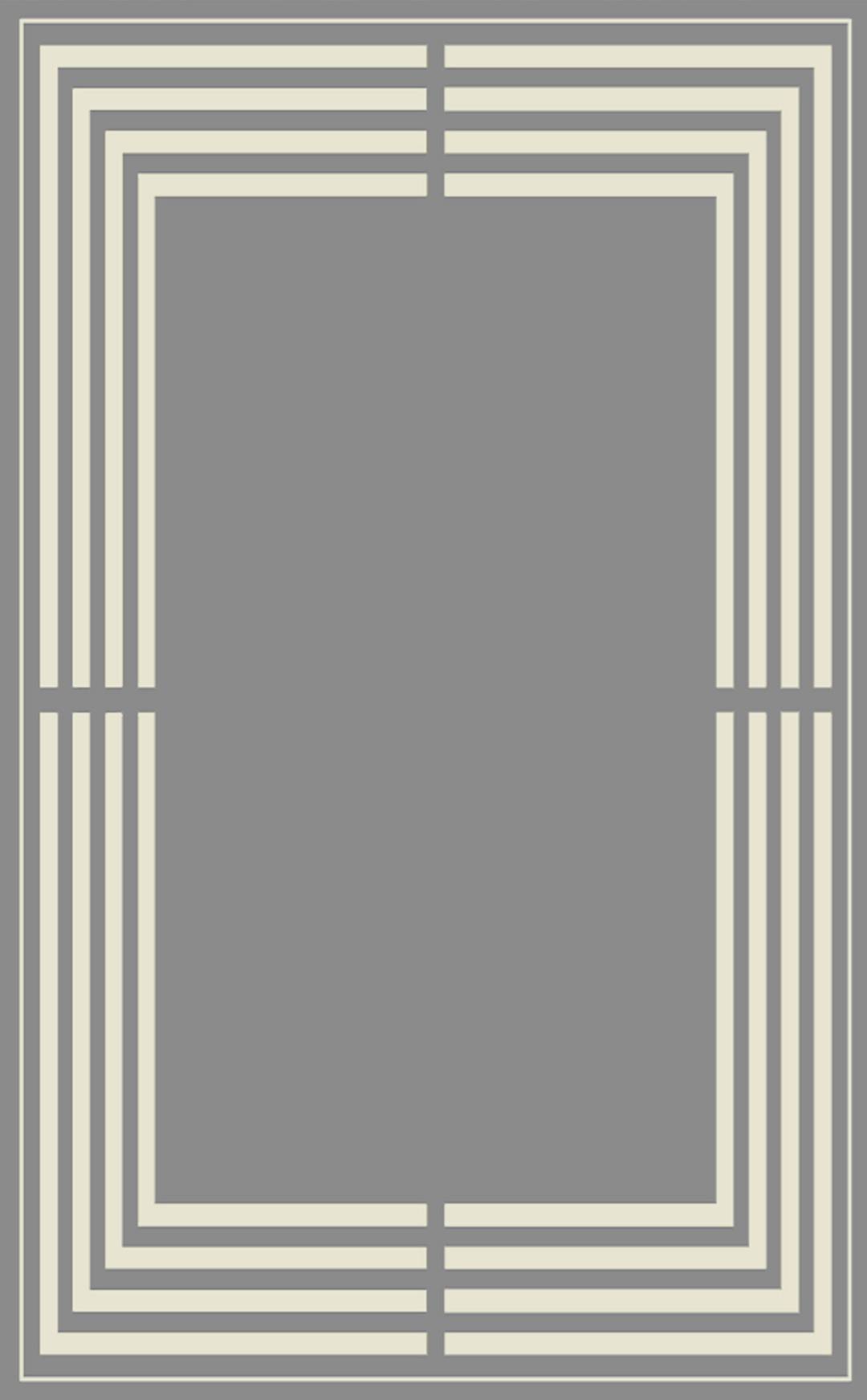 Lugano Xalçası | LUG 03 Grey Cream