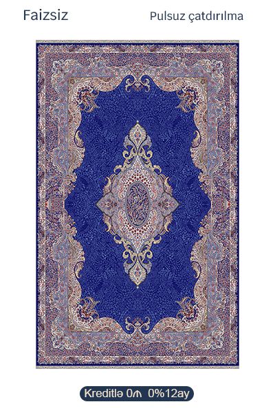 İsfahan xalçası | İs 02 Navy