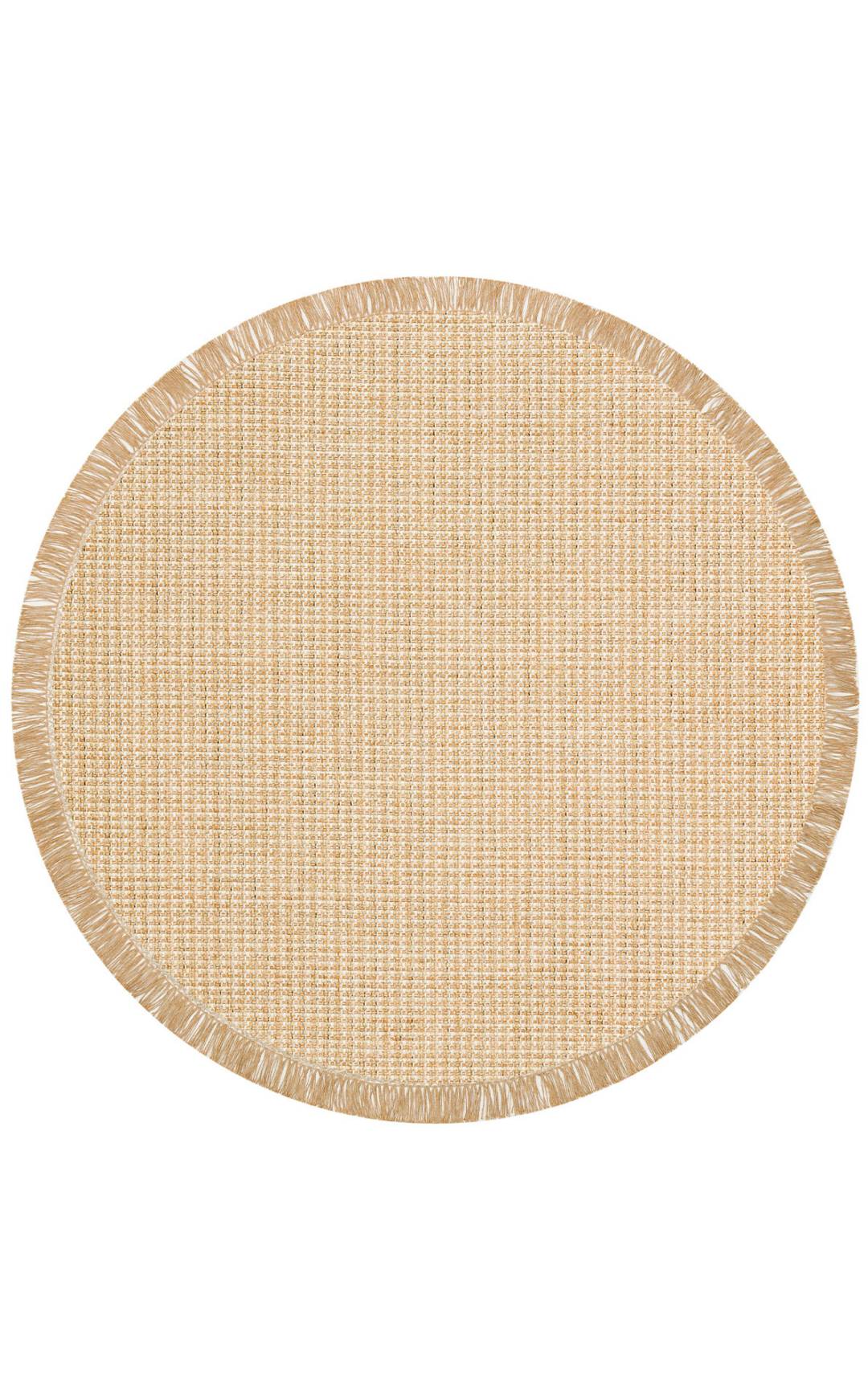 Brooklyn xalçası | BRK 01 Natural Beige Yuvarlak