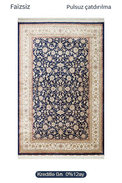İsfahan xalçası | İs 03 Navy Cream