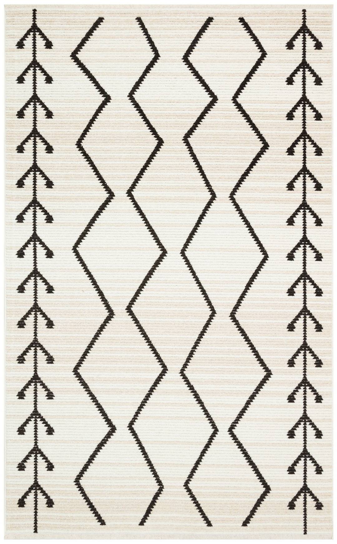 Zuma xalçası | ZM 02 Cream Black