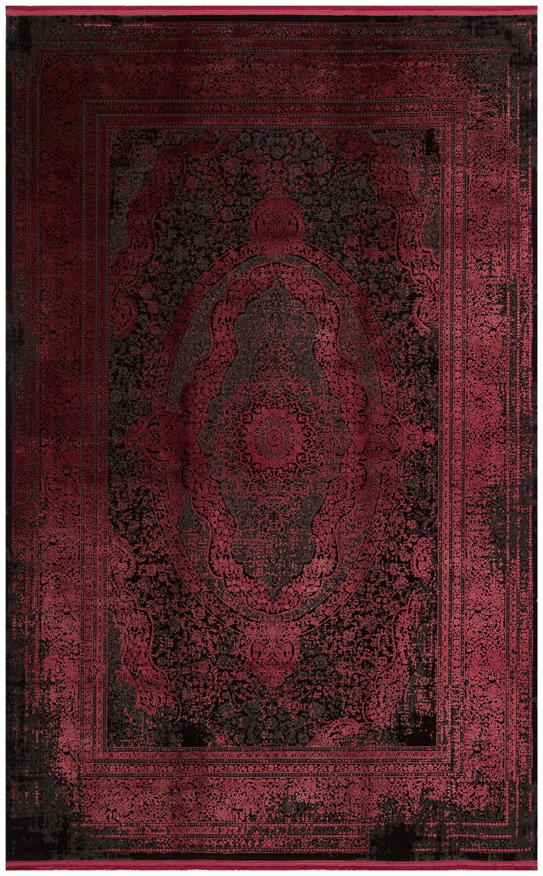 Anatolia Xalçası | ANT 01 Antrasit Burgundy
