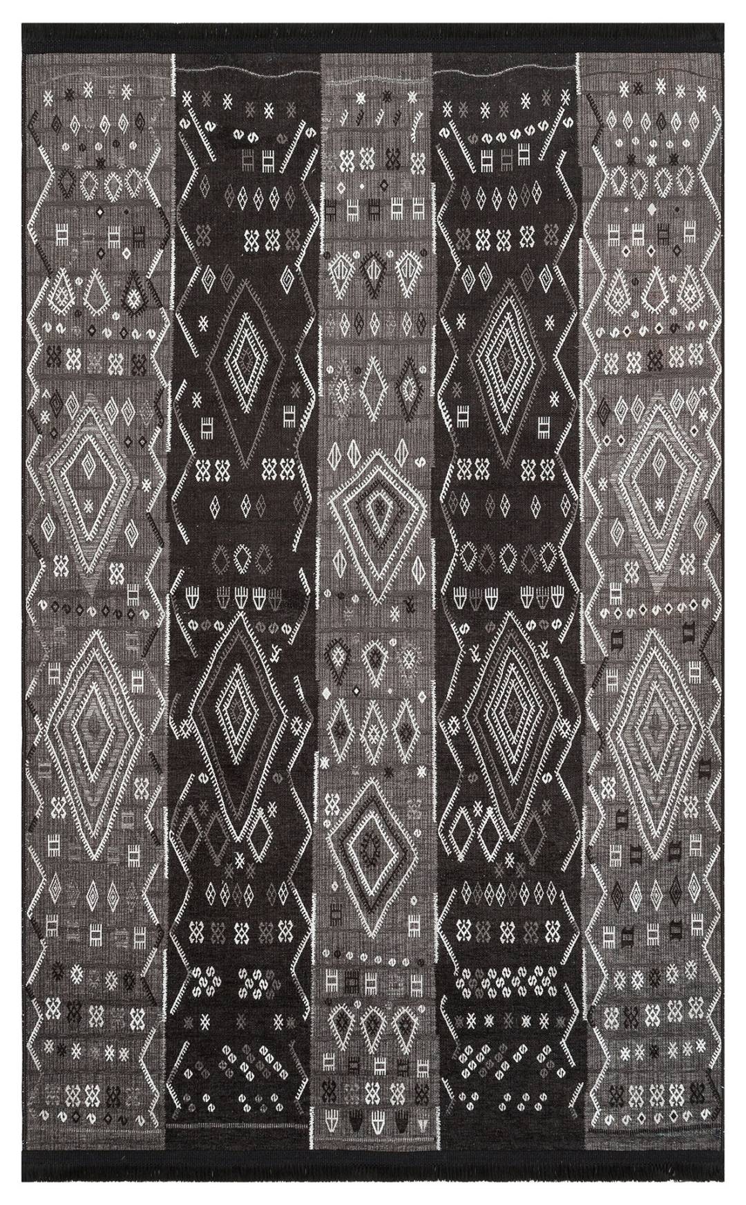 Luna Xalçası | LN 46 Black Silver