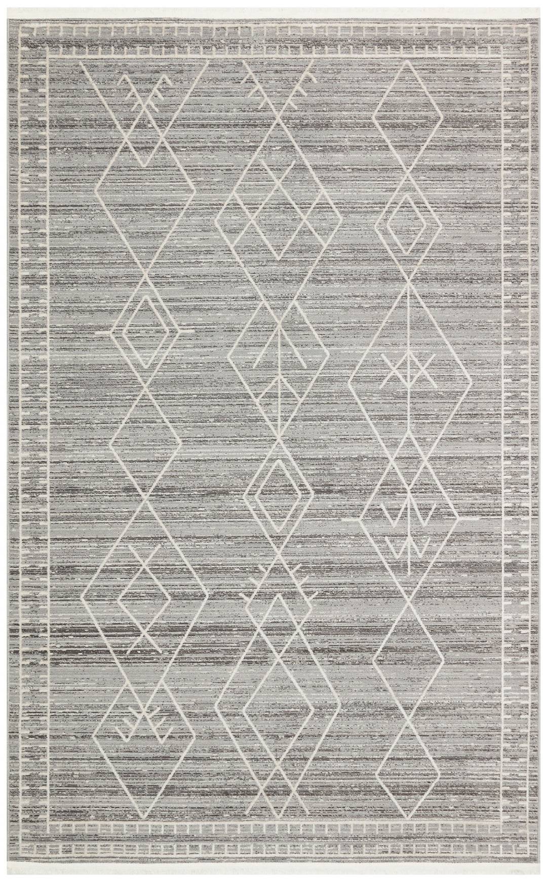 Nomad xalçası | NOM 03 Grey White